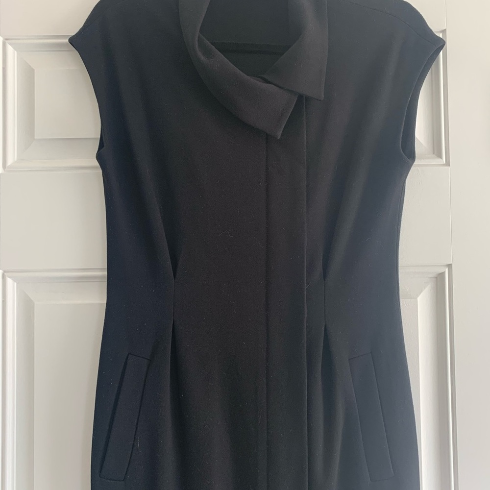 Ellen Tracy Tailored Black Dress Size 6